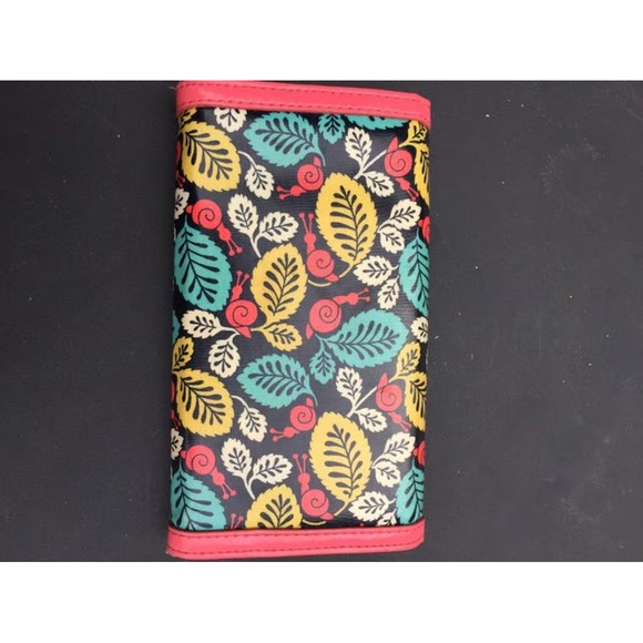 Vera Bradley vinyl floral checkbook wallet EUC - Picture 3 of 7